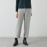 アンリック　オー　ブルー ウール混インレー スタイリッシュ ストレートパンツ