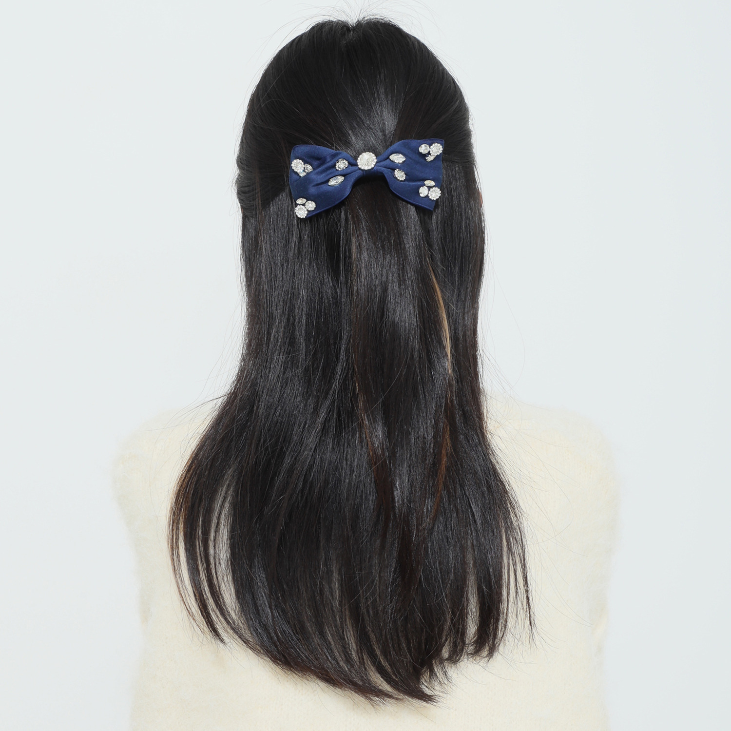 韓国トレンド 雑貨コレクション キラキラビジュウ リボンバレッタ