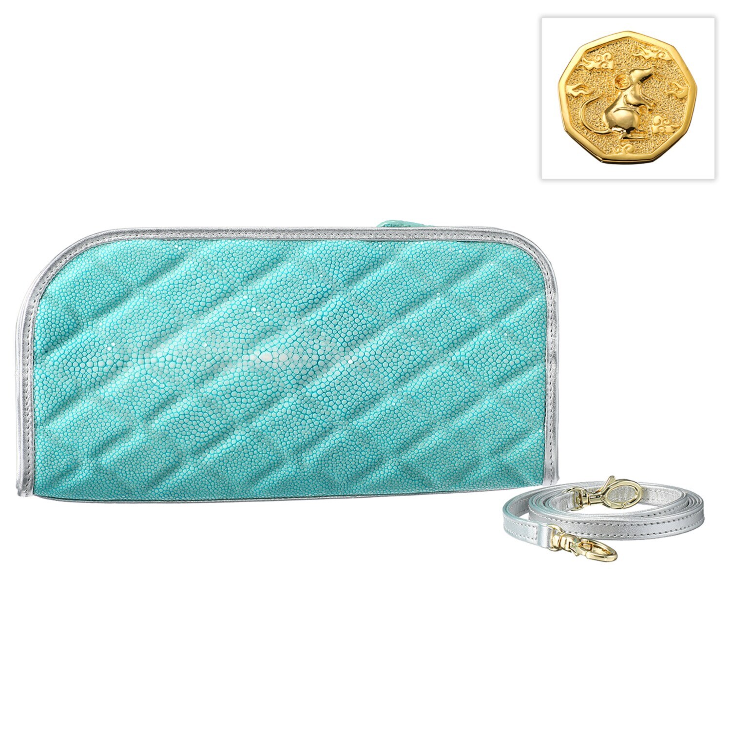 祝！１５周年 プラピカネ ウォレット ＜富の宝石＞の象徴 ガルーシャ 〜金財拡大・蓄財・浄化〜 特別コイン付