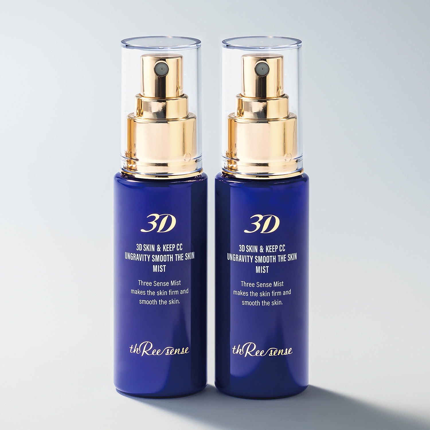 スリーセンス メイク崩れ防止＆ 小じわカバー＆ トーンアップ演出！ スリーディーミスト ３本分特別増量セット