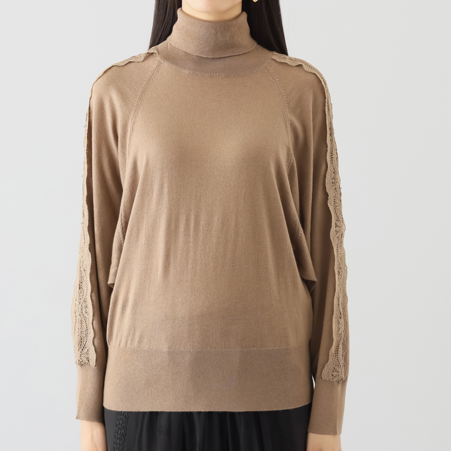 キョウコ　ヒガ レースアクセント ドルマンスリーブ プルオーバー