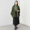 キョウコ　ヒガ フード付 マント風コート “羽織るブランケット”