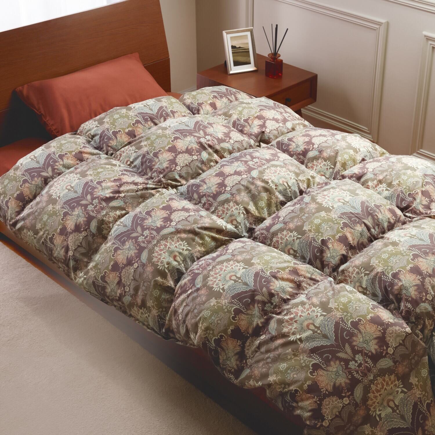 ｎｉｓｈｉｋａｗａ ジャパンダウン 防ダニ生地使用 羽毛掛けふとん ＜シングル＞