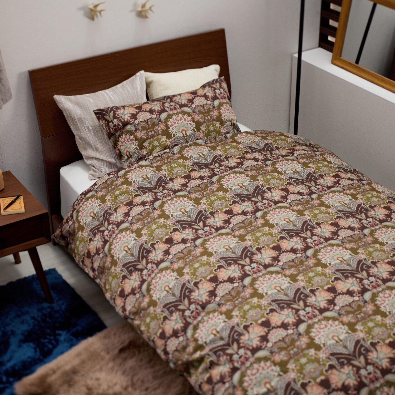 ｎｉｓｈｉｋａｗａ 綿１００％ 掛けふとんカバー ＜クイーン＞