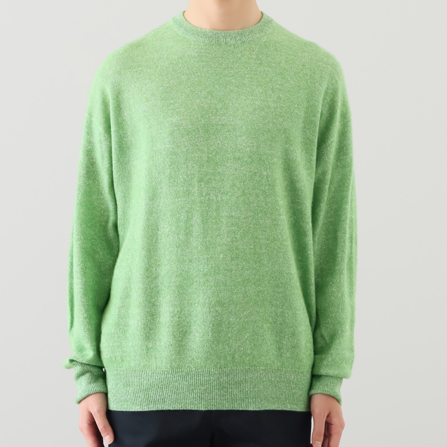 ＢＯＵＮＣＹ　ＢＯＮＤ リネンカシミヤ ニットプルオーバー ＜メンズ＞