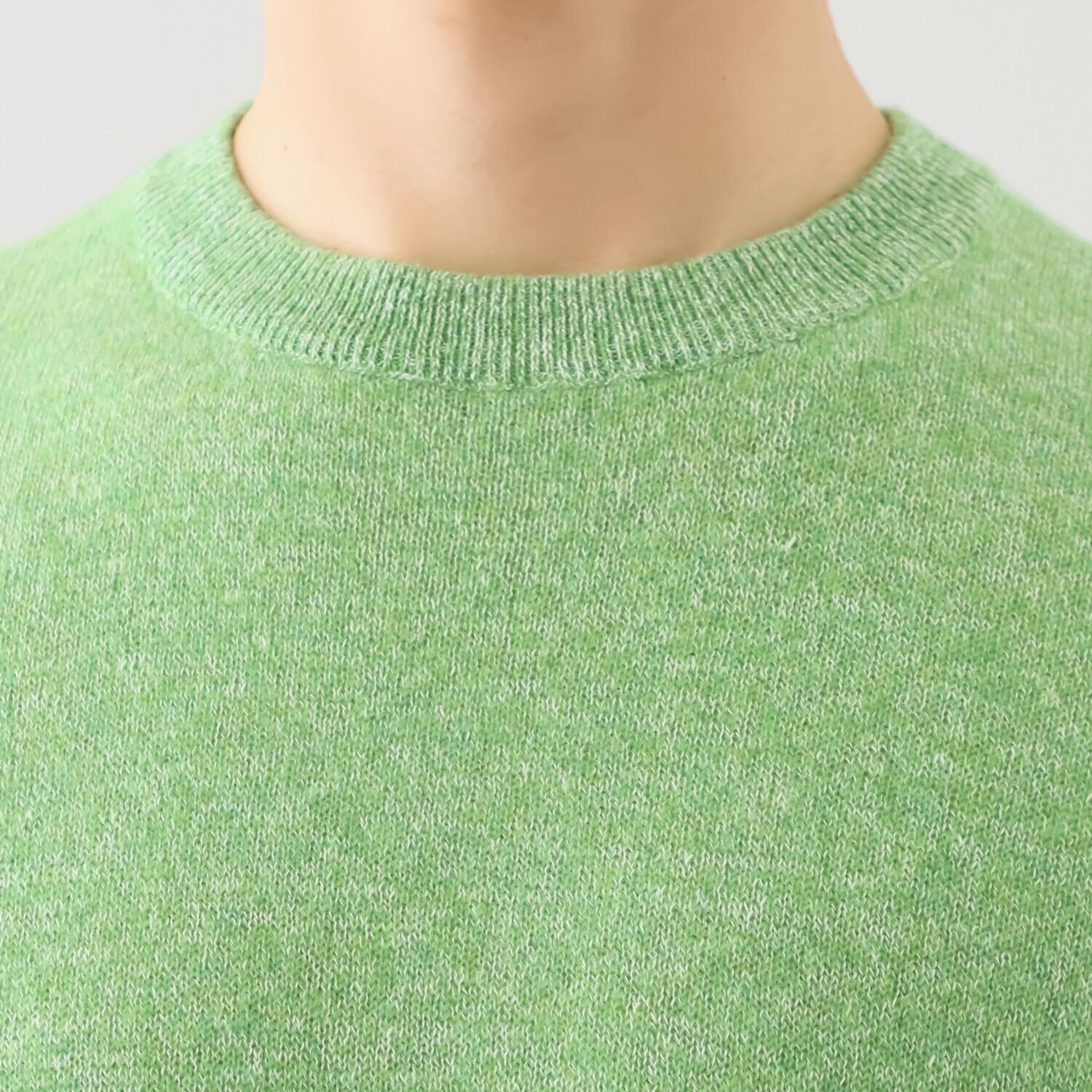 ＢＯＵＮＣＹ　ＢＯＮＤ リネンカシミヤ ニットプルオーバー ＜メンズ＞