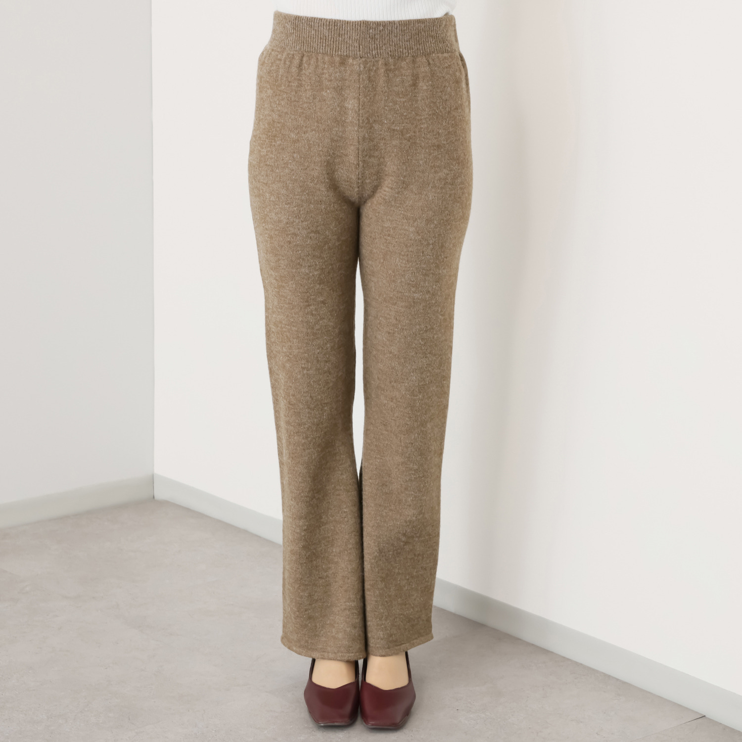 チーロ コンフォート ニットフレアパンツ