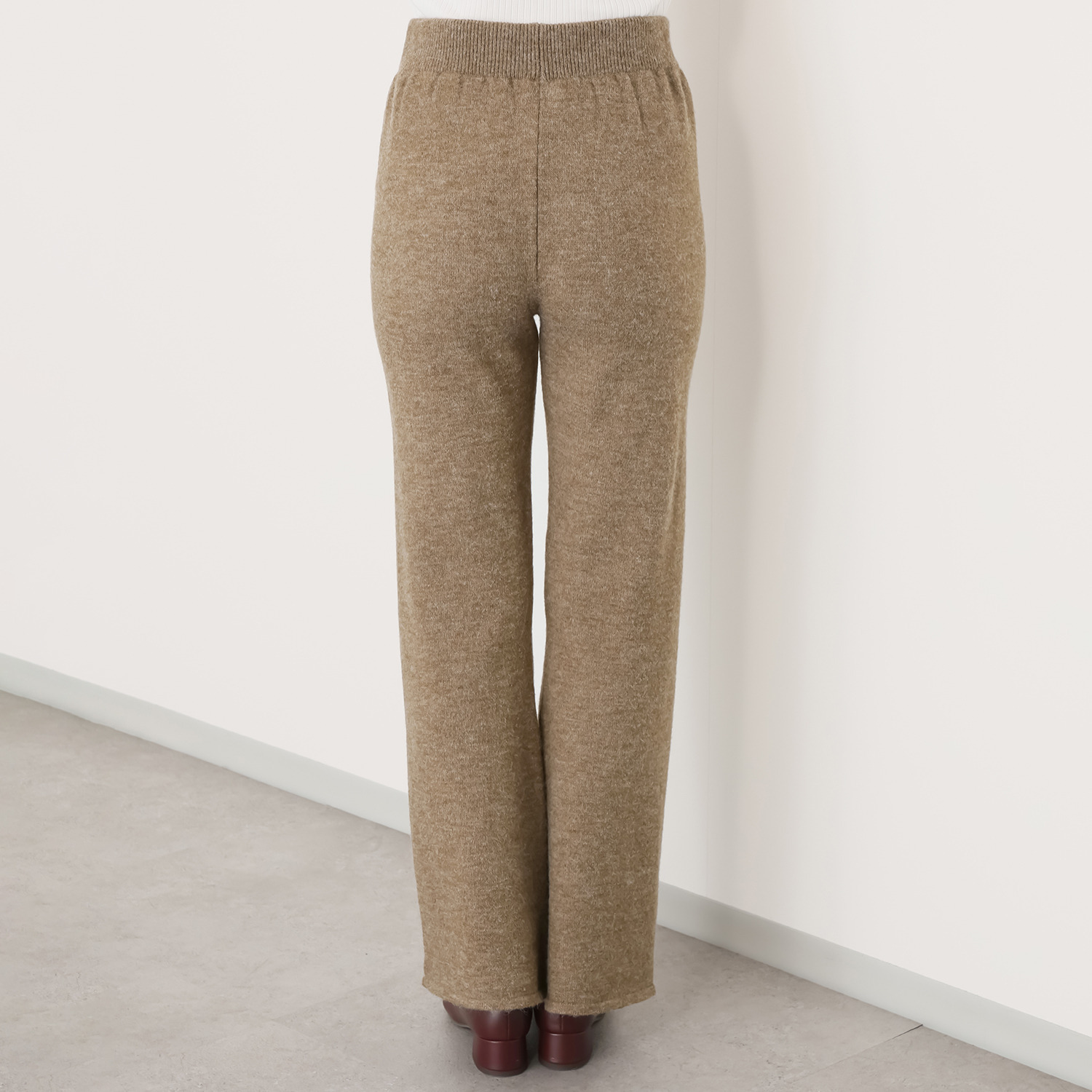 チーロ コンフォート ニットフレアパンツ