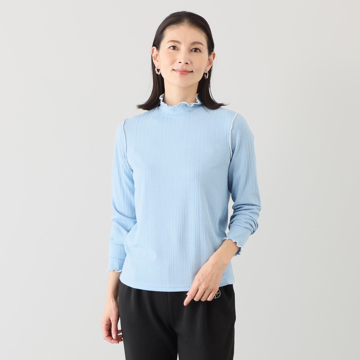 ラブソル 配色メロウアクセント プルオーバー