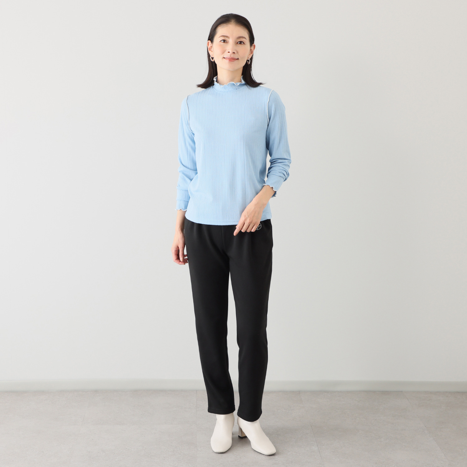 ラブソル 配色メロウアクセント プルオーバー