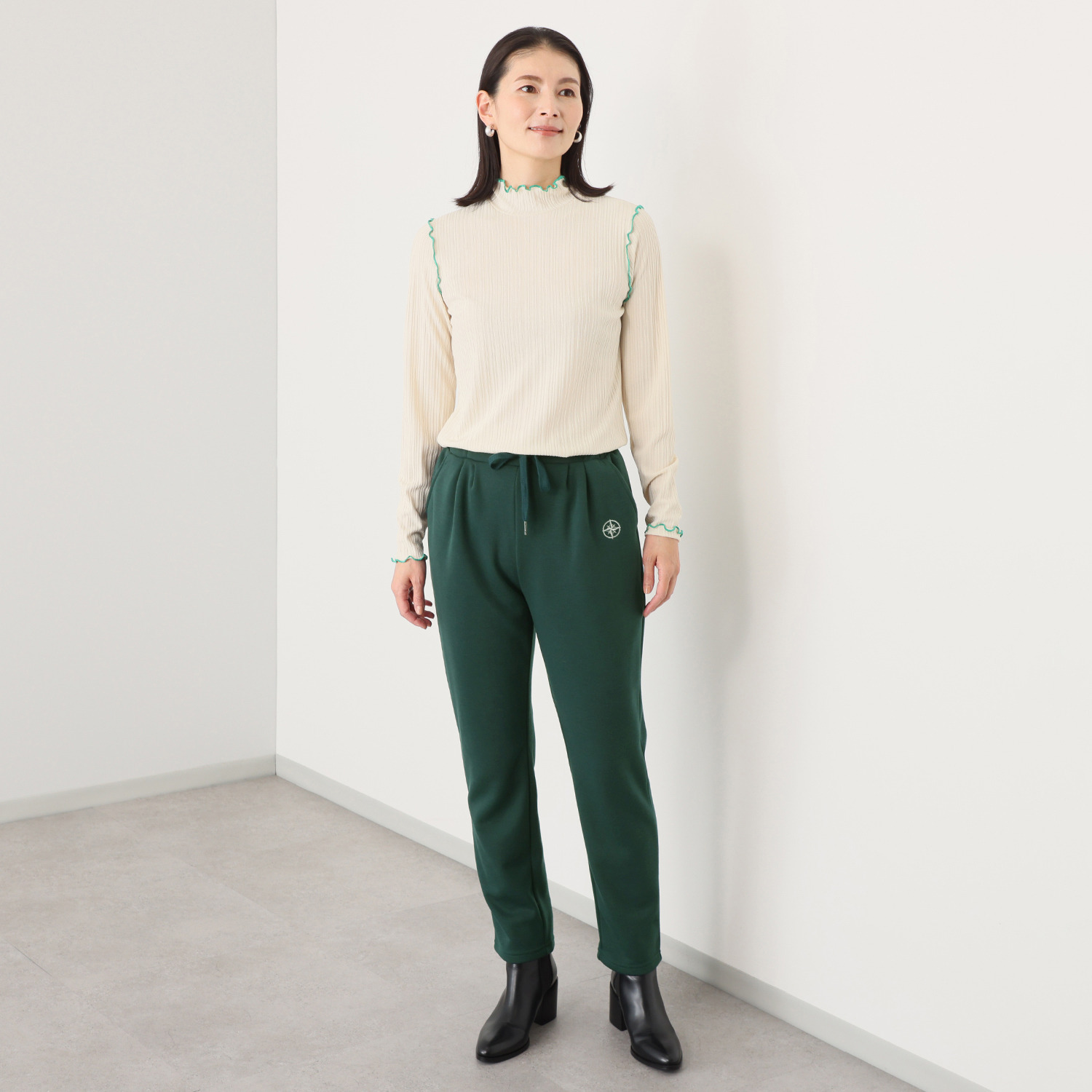 ラブソル 配色メロウアクセント プルオーバー