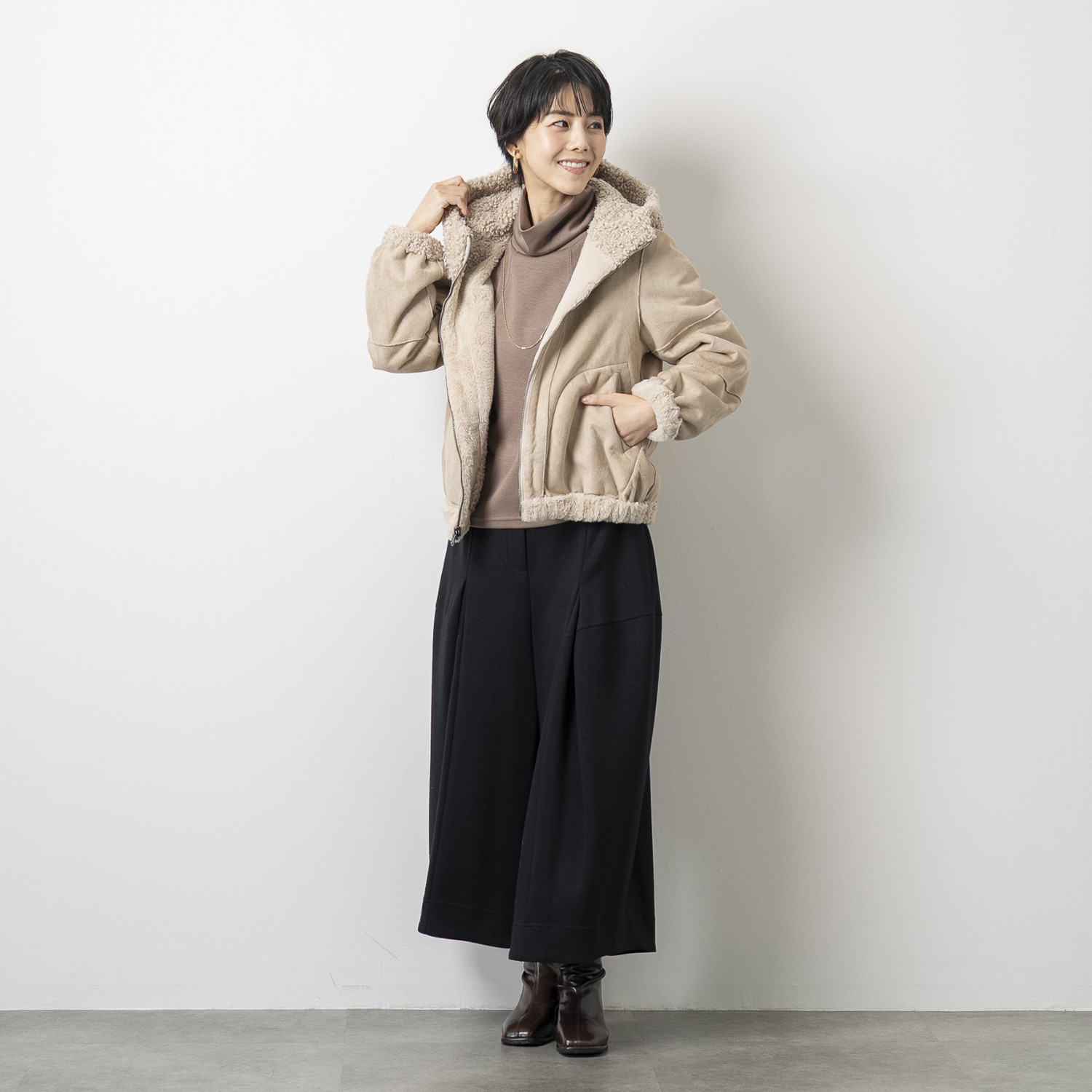 ゼラールスポーツ ファインループジャージー タックアクセント バレルデザインパンツ