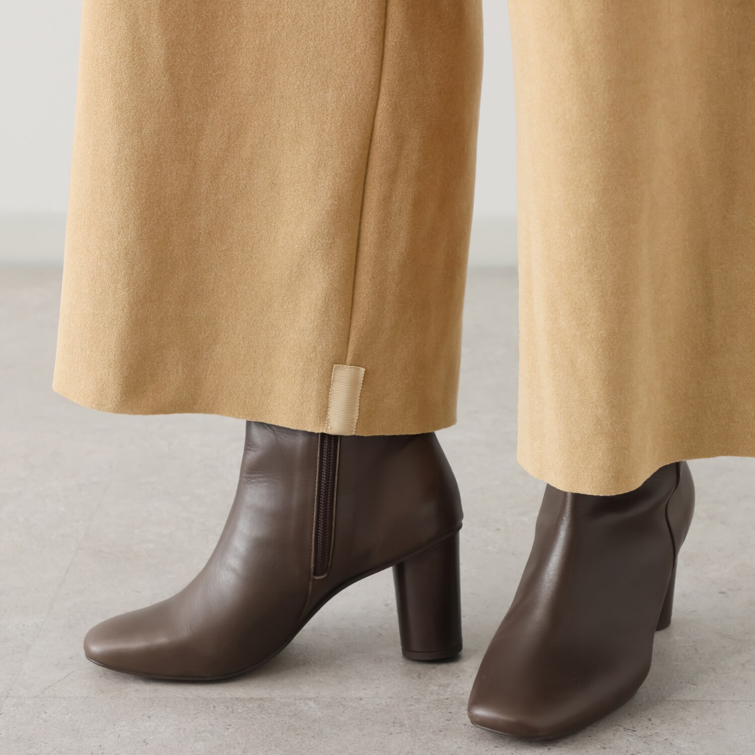 ＢＯＵＮＣＹ　ＢＯＮＤ もちもち＆なめらか ビロードジャージー セミワイドパンツ