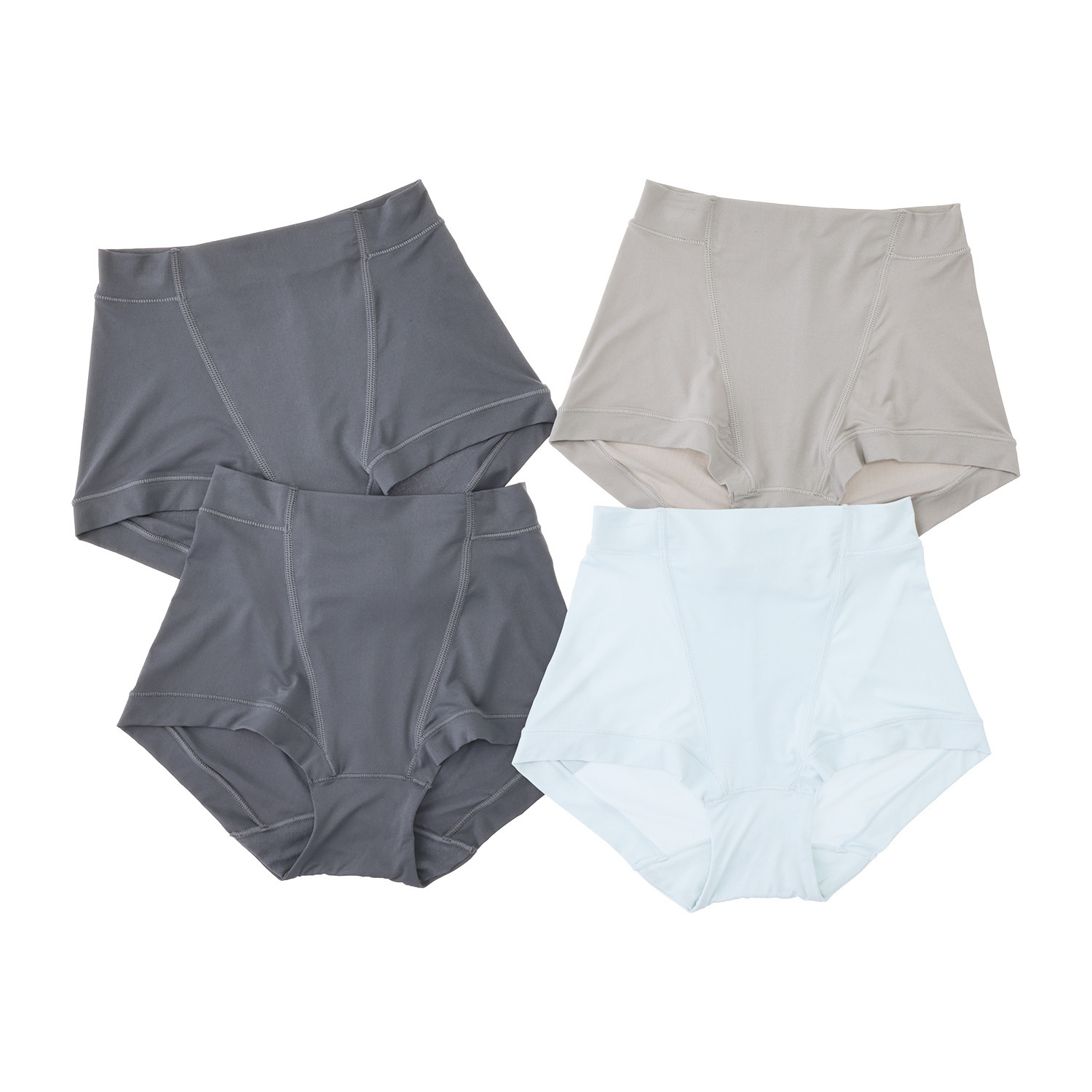 きれいになろう！ はいていないみたい！ 超のびのび 吸水速乾・接触冷感 ショーツ４枚セット