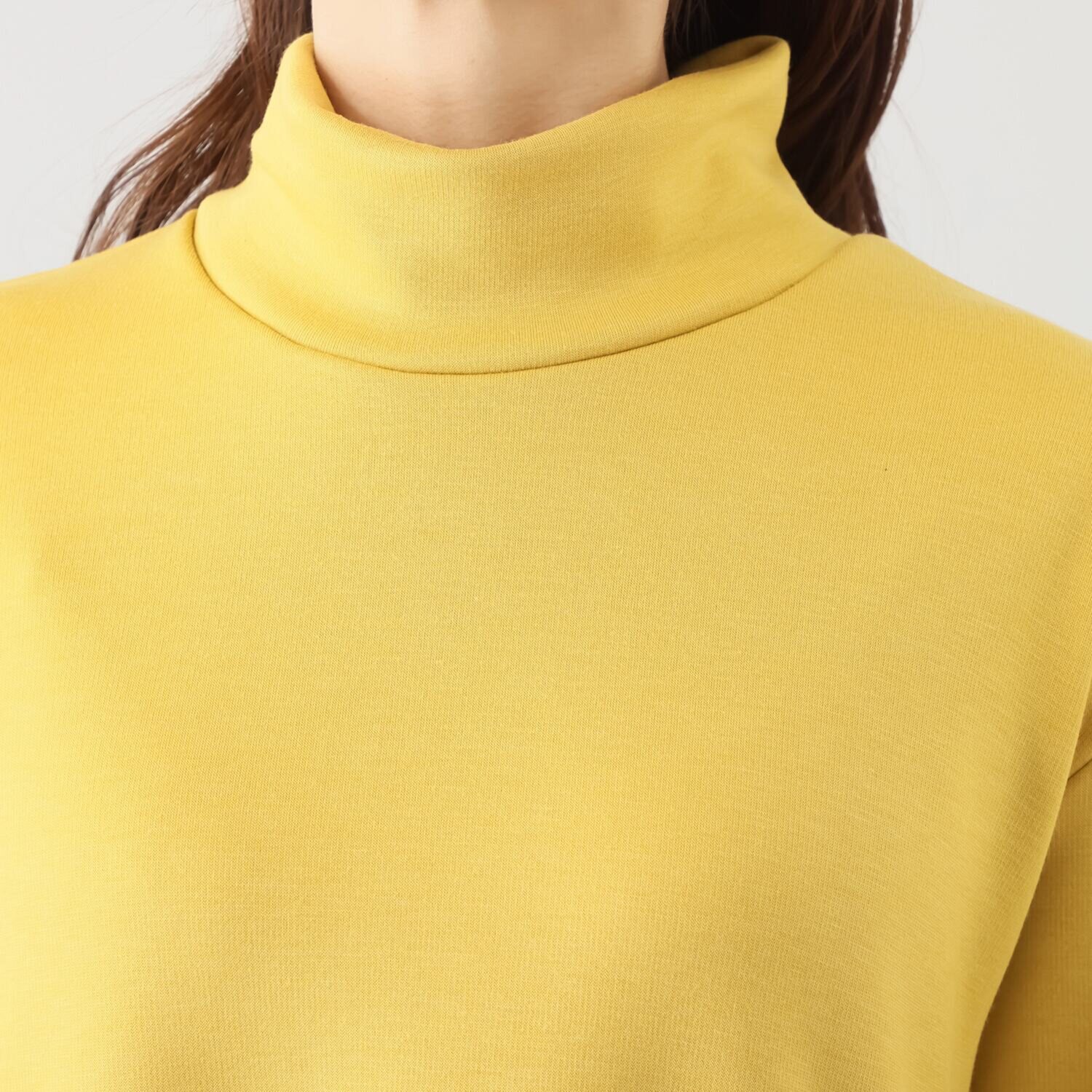 ココンライフ　ドゥ 吸湿発熱・吸放湿 ふんわり裏ジャギー Ａライン切替ワンピース