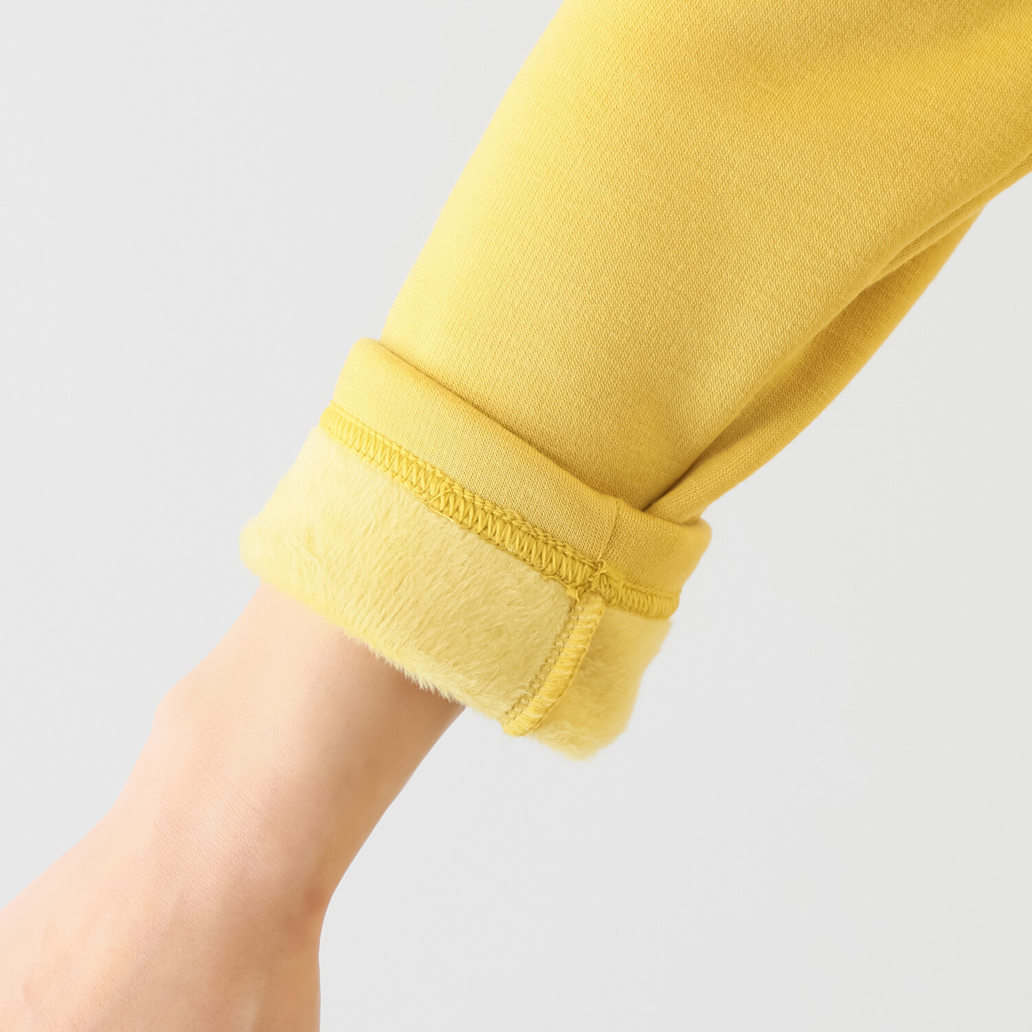 ココンライフ　ドゥ 吸湿発熱・吸放湿 ふんわり裏ジャギー Ａライン切替ワンピース