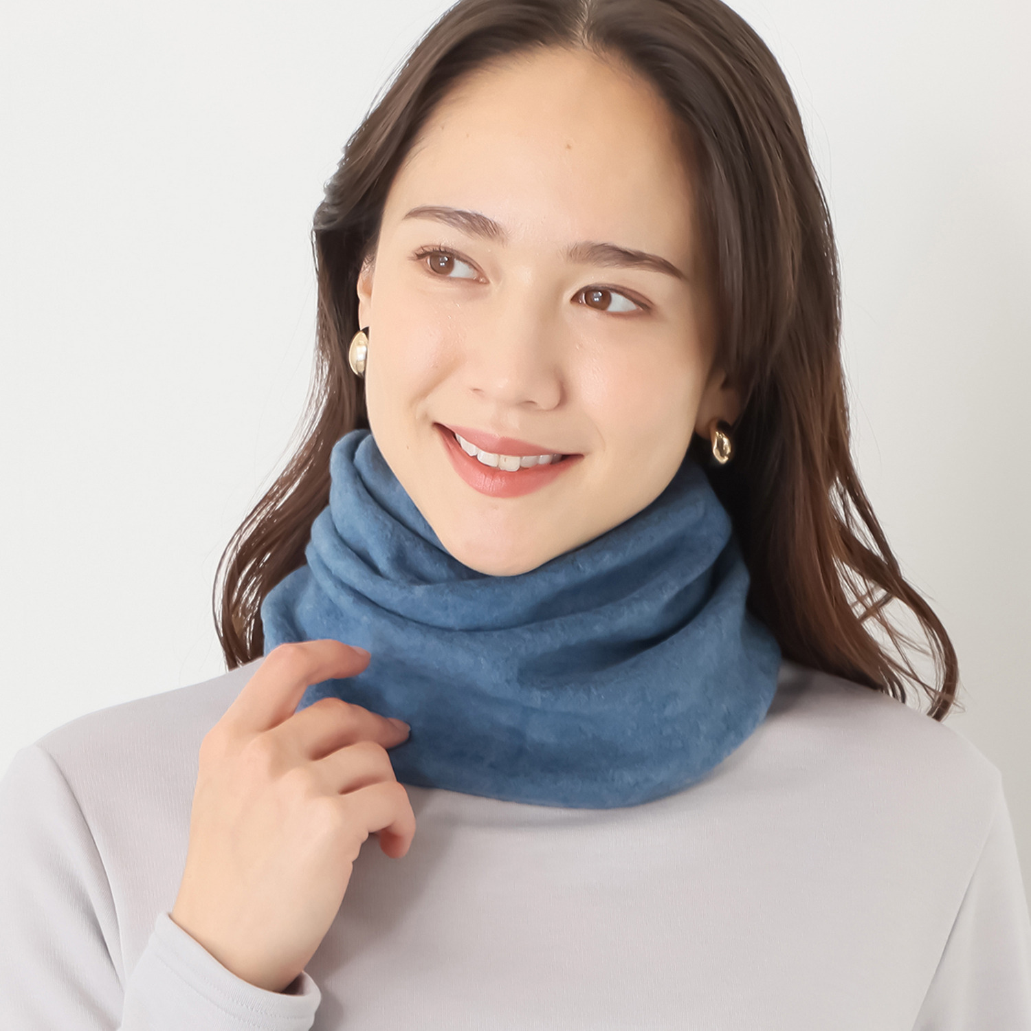 ココンライフ　ドゥ 吸湿発熱・吸放湿 “サーモギア” 両面起毛スヌード