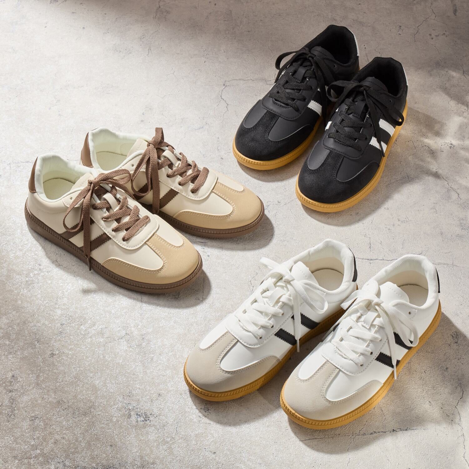 ヌーベルヴォーグ リラックス クラシカルでシンプル！ コーディネイトが広がる 軽量スニーカー