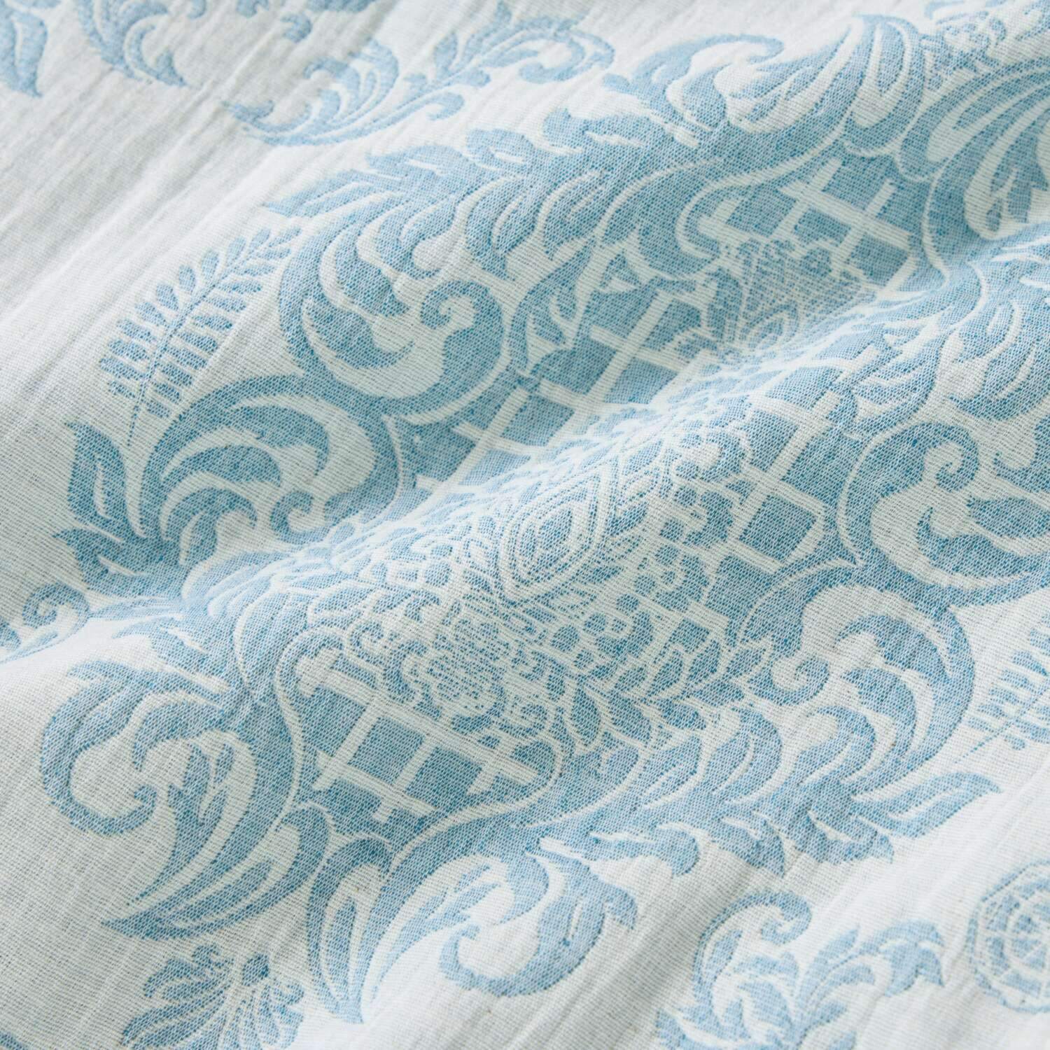 スワトウ刺しゅう協会 認定デザイン 足元スプレッド付 コットン１００％ 掛布団カバー ＜セミダブル＞