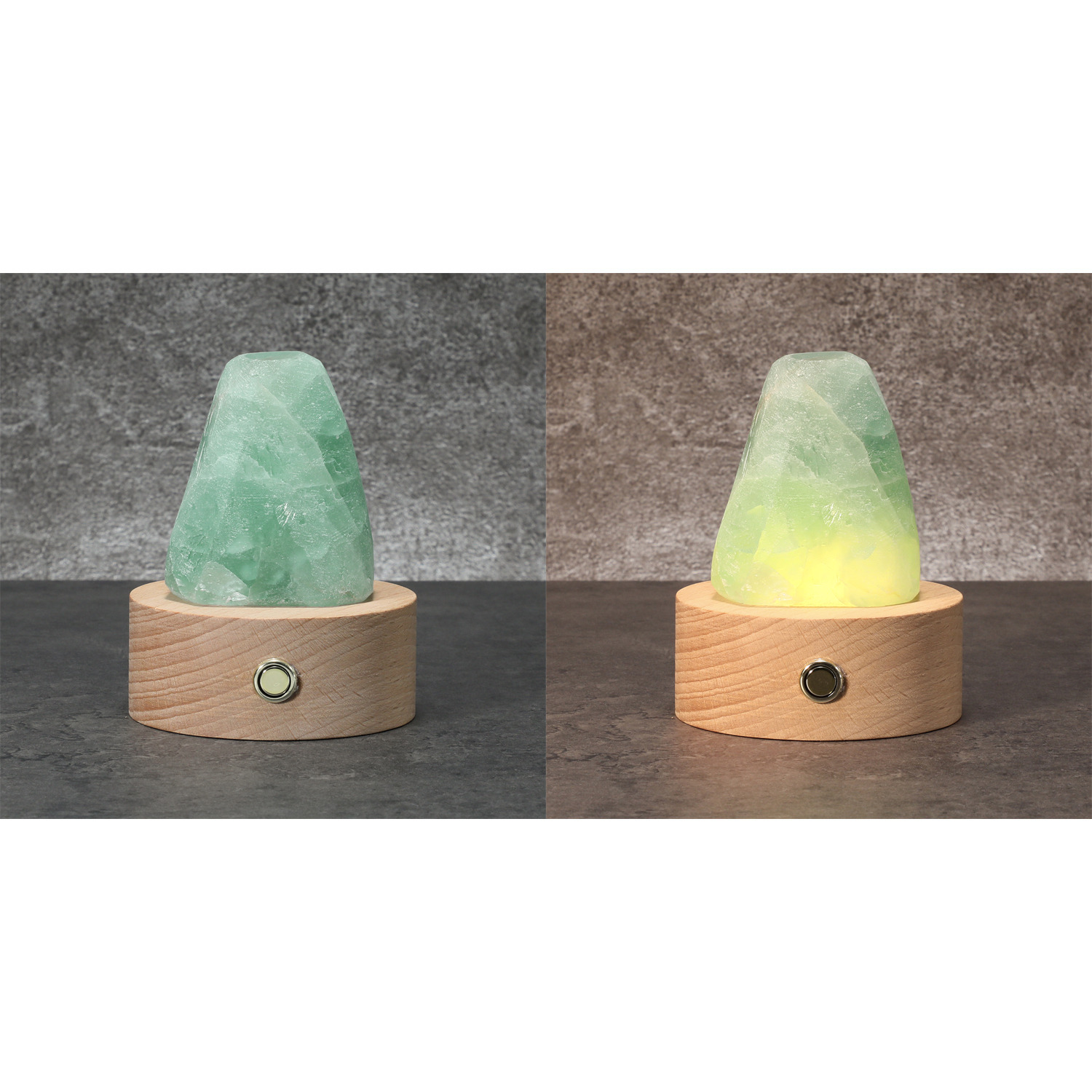 幸石堂 ほのかに灯る幻想のひと時 天然原石ランプ 〜開運〜