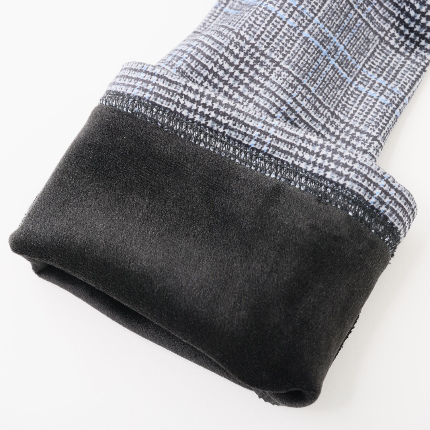 アトリエール 蓄熱保温 両面ベロア スタイリッシュ スリムパンツ２枚セット