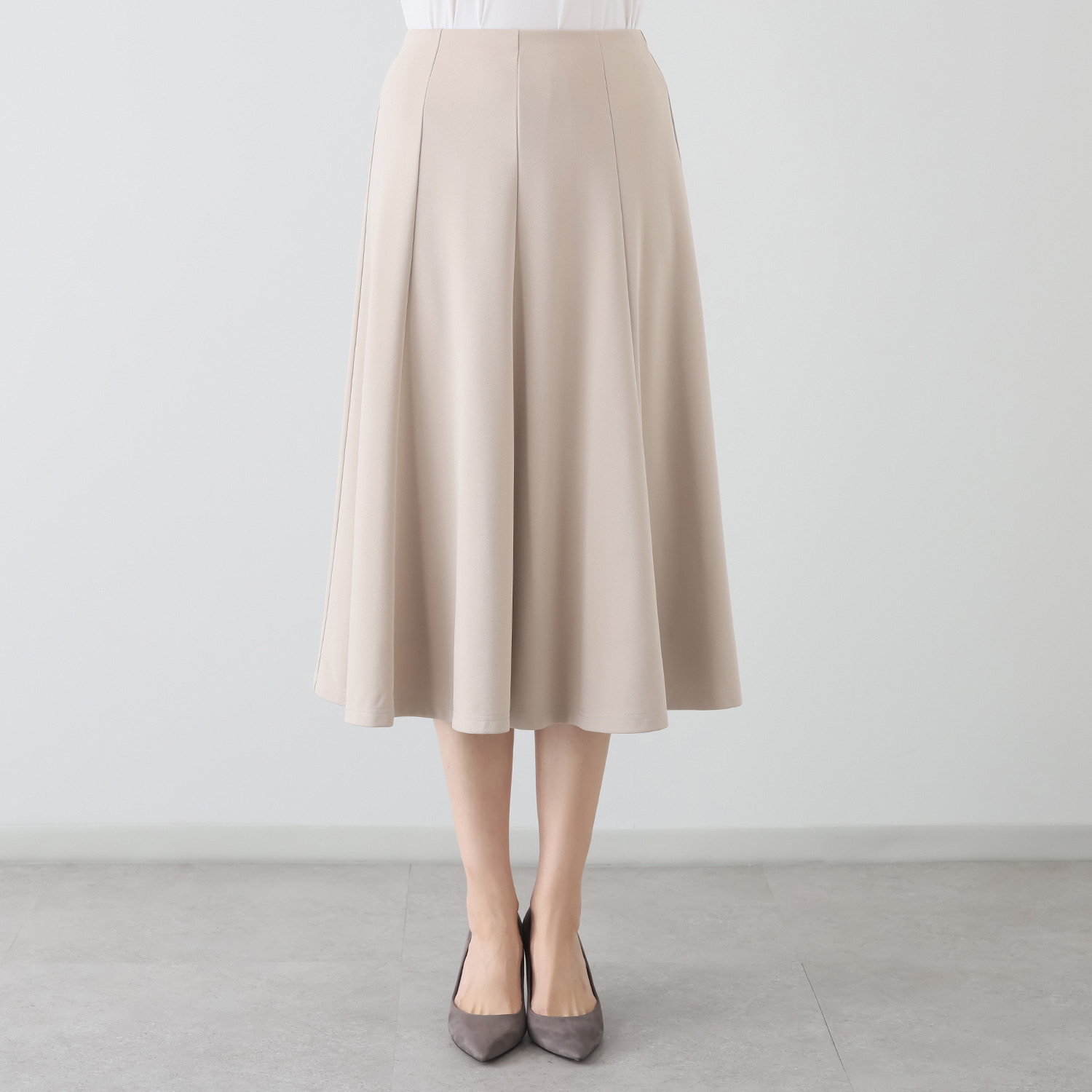 エアリーフェアリー ＵＶカット・吸水速乾 ソフトフレアー 八枚接ぎスカート