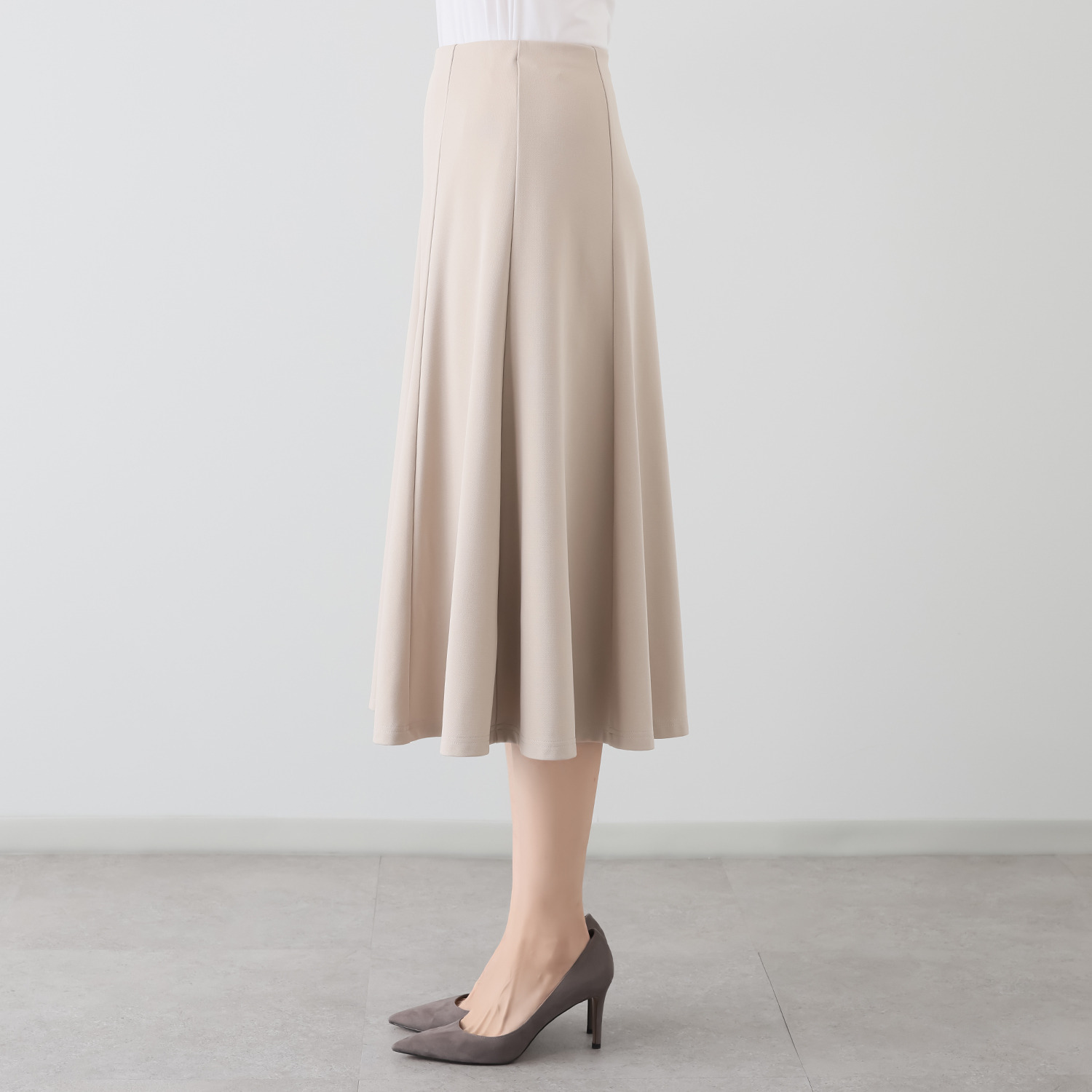 エアリーフェアリー ＵＶカット・吸水速乾 ソフトフレアー 八枚接ぎスカート