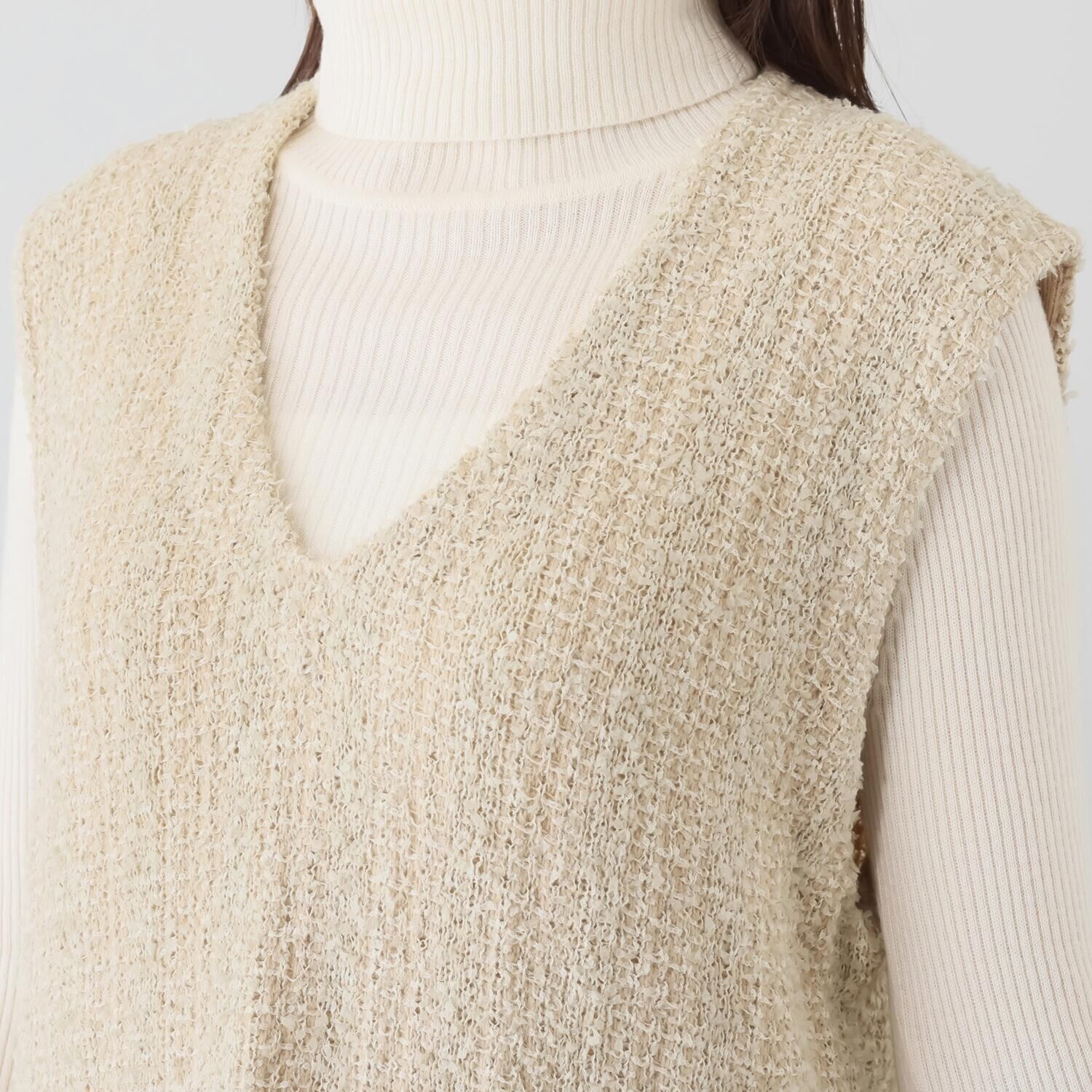 エアリーフェアリー ツイードニット ジャンパースカート