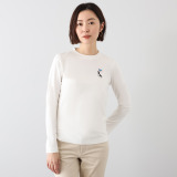 モカサン　ジュンコシマダ 吸湿発熱 ワンポイント Ｔシャツ