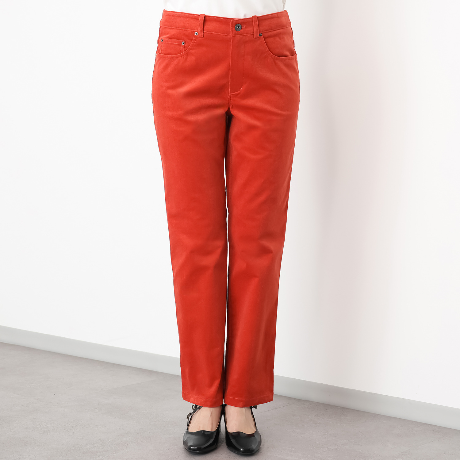 モカサン　ジュンコシマダ カラーコーデュロイパンツ