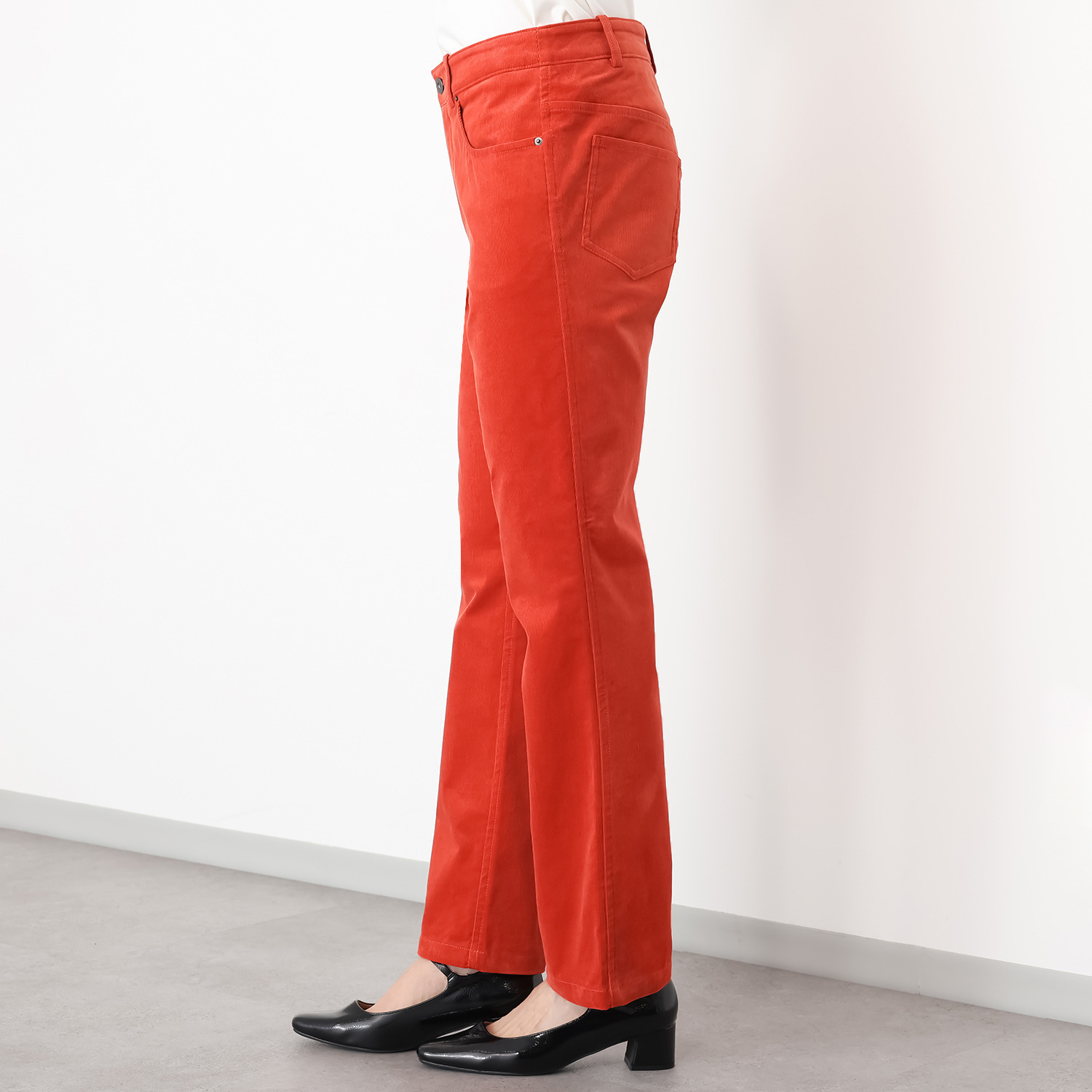 モカサン　ジュンコシマダ カラーコーデュロイパンツ