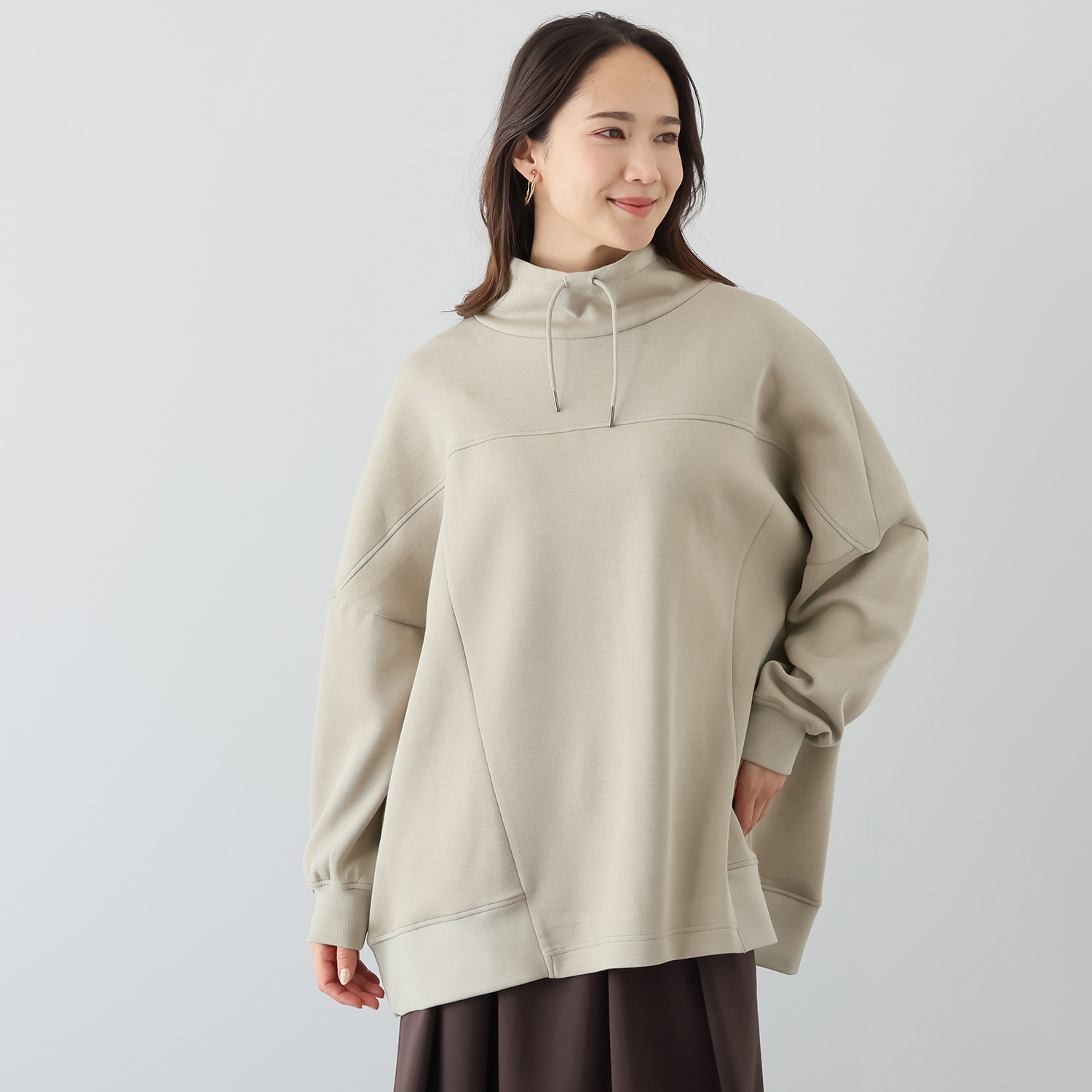 ヨーコモリモト ハイネック デザインチュニック