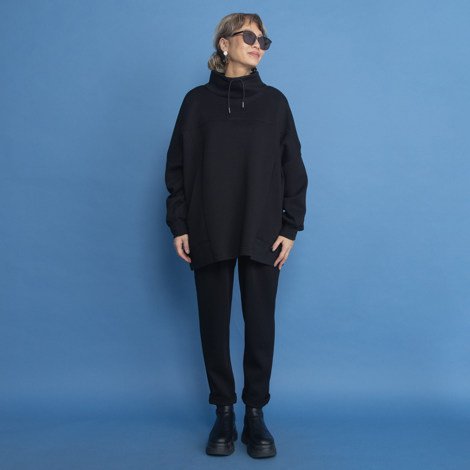 ヨーコモリモト ハイネック デザインチュニック