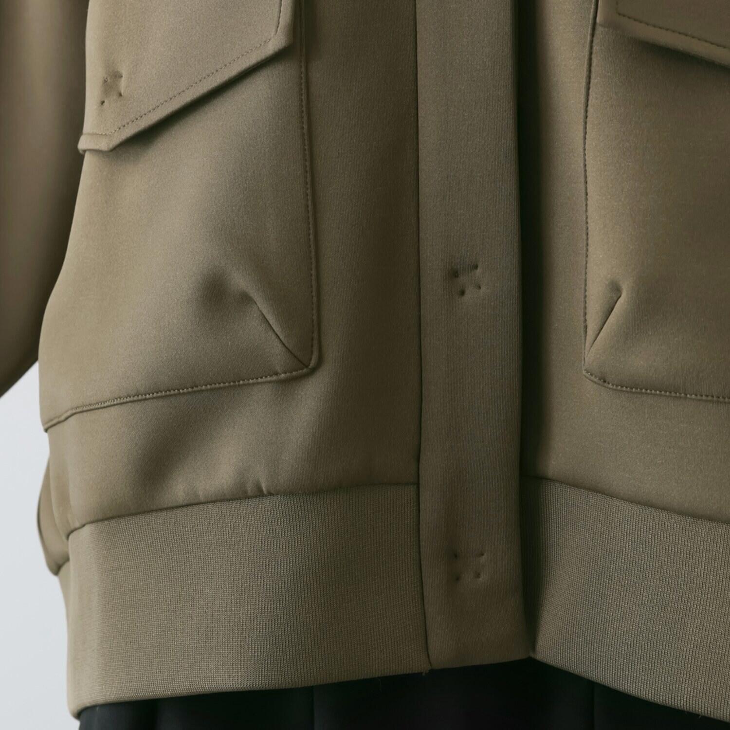 ヨーコモリモト 端境期をおしゃれに装う デザインブルゾン