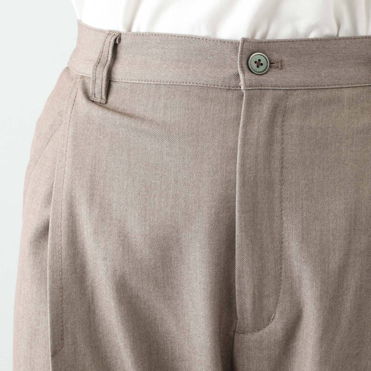 オルテンジア マニッシュ＆カジュアル スタイルカバー＆アップ デザインテーパードパンツ