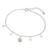 ドルチェモダール シルバー オパール＆ＣＺ 星月チャームブレスレット