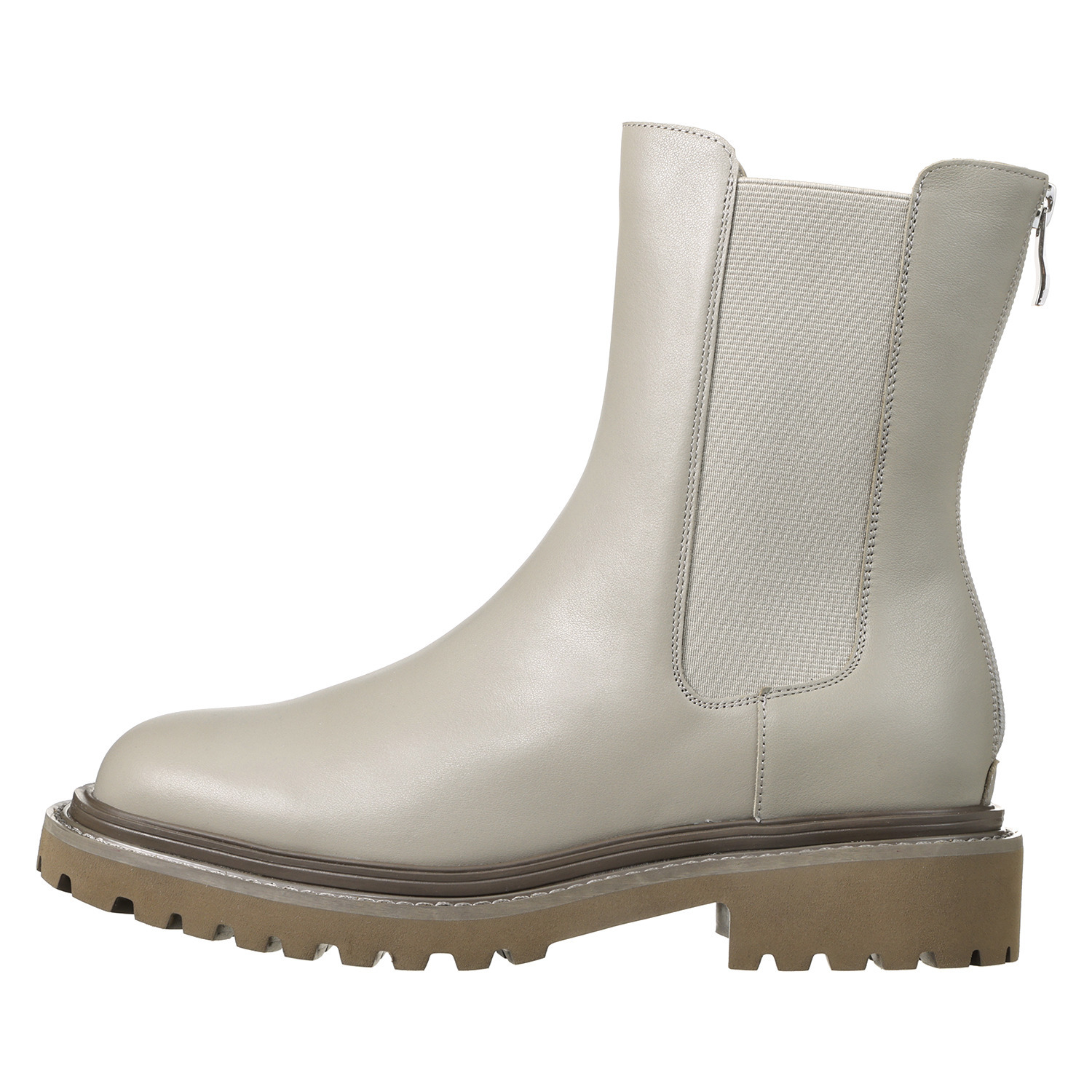 ニカル 本革 サイドゴア ボリュームソールブーツ