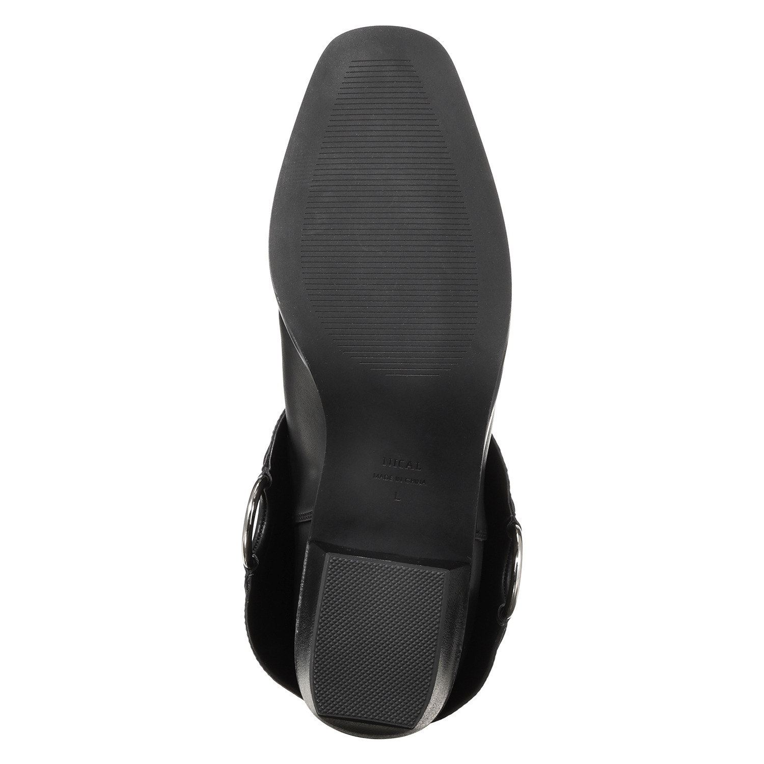 ニカル 好みの丈にアレンジ自在 ２ウェイ リング付ロングブーツ