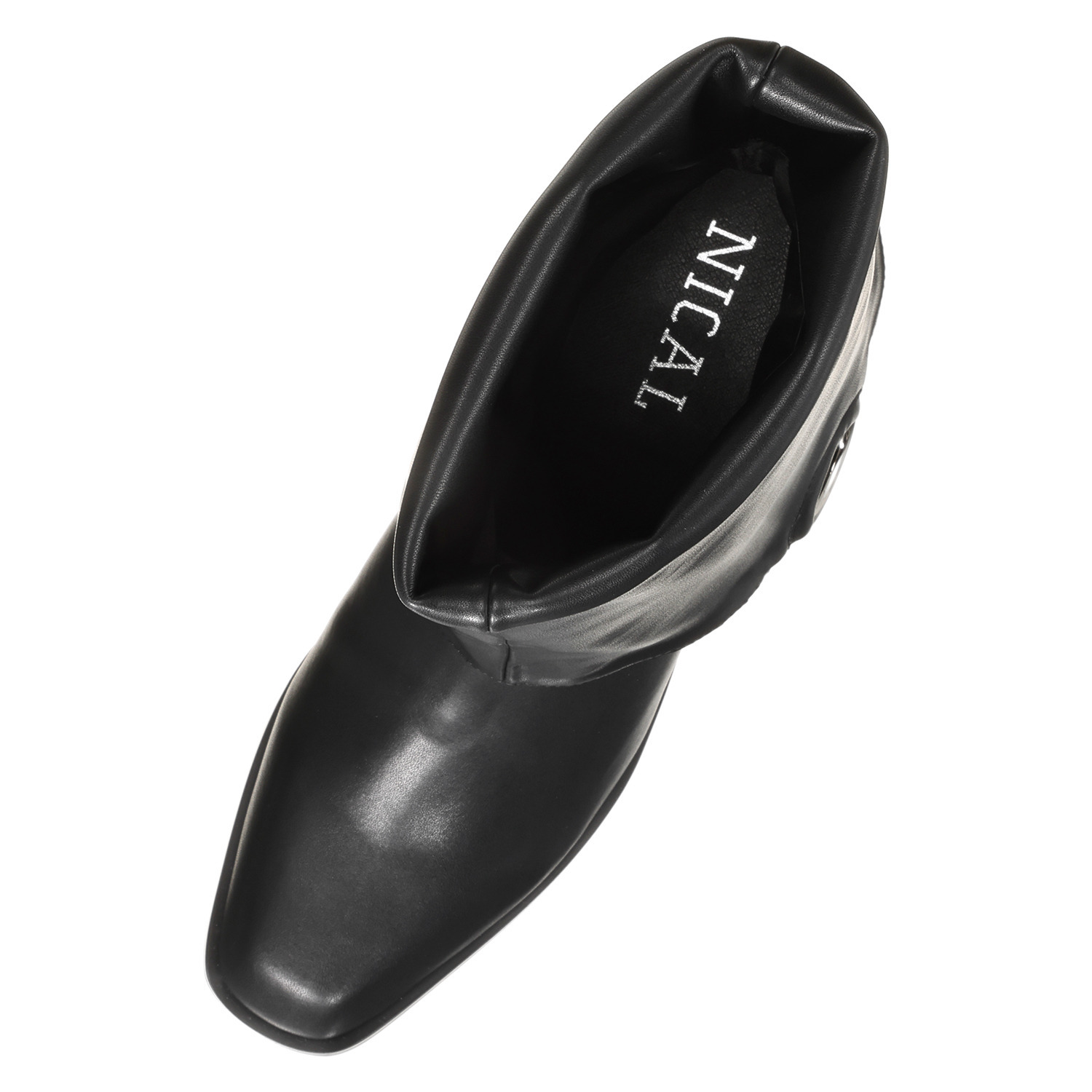 ニカル 好みの丈にアレンジ自在 ２ウェイ リング付ロングブーツ