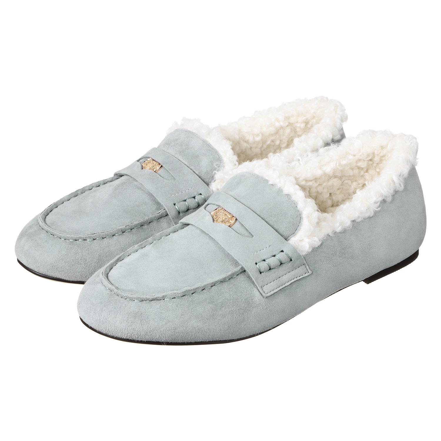 ニカル 本革 カーリーエコファー コインローファー