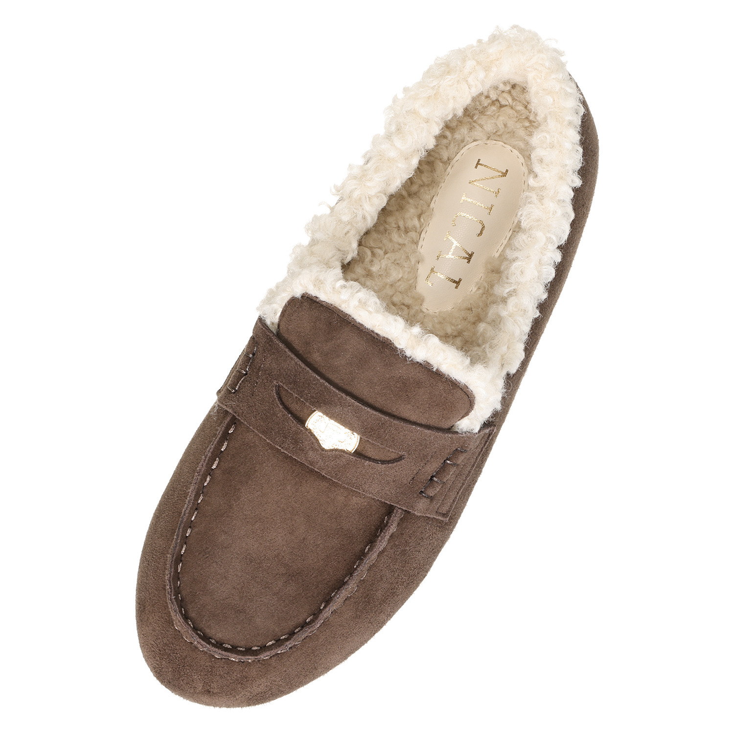 ニカル 本革 カーリーエコファー コインローファー