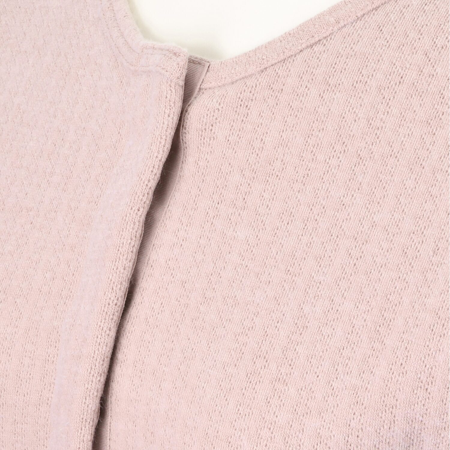 福助 ふんわりあったか両面起毛 スナップボタンで前開き 九分袖インナー 同色２枚セット