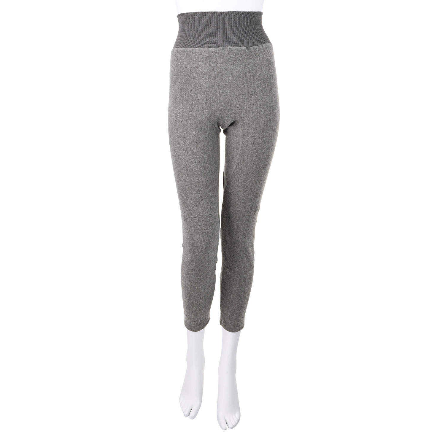 福助 ふんわりあったか両面起毛 のびのび腹巻付 九分丈レギンス