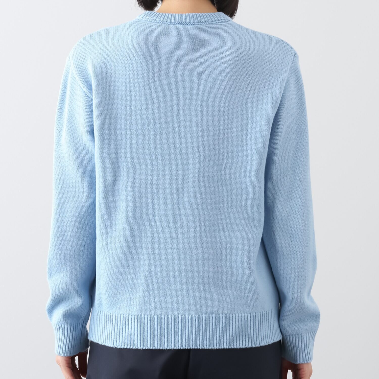 テディベア ローゲージ ジャガード ニットプルオーバー