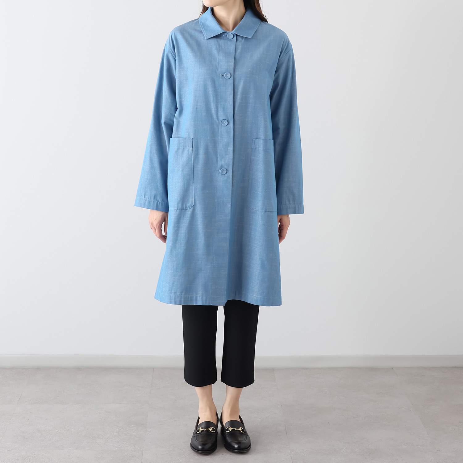 シャビージェンティール ダンガリー生地 シャツジャケット