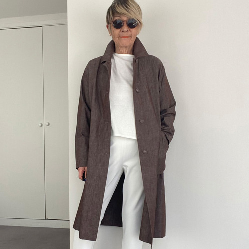 シャビージェンティール ダンガリー生地 シャツジャケット