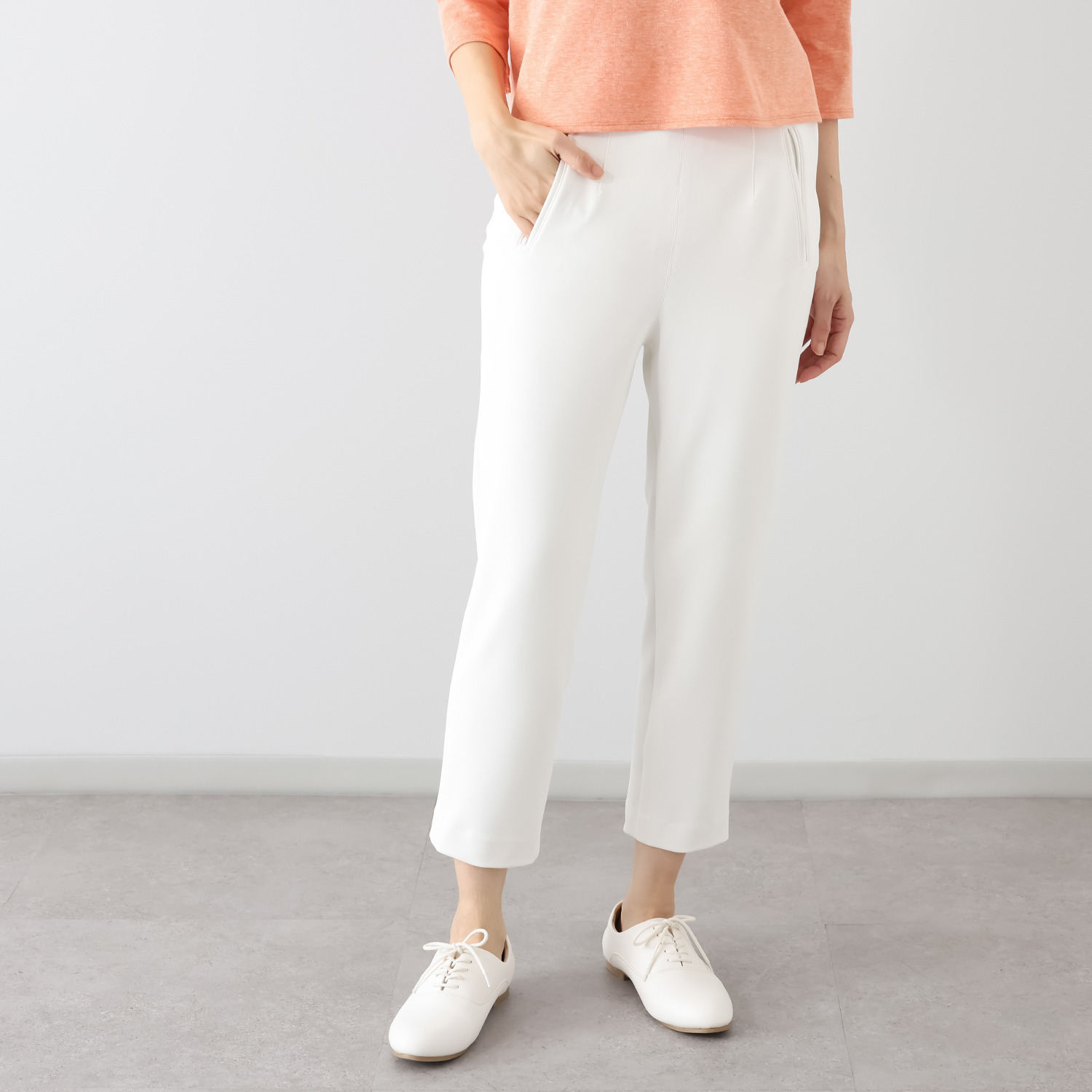 シャビージェンティール ハイウエスト サブリナパンツ