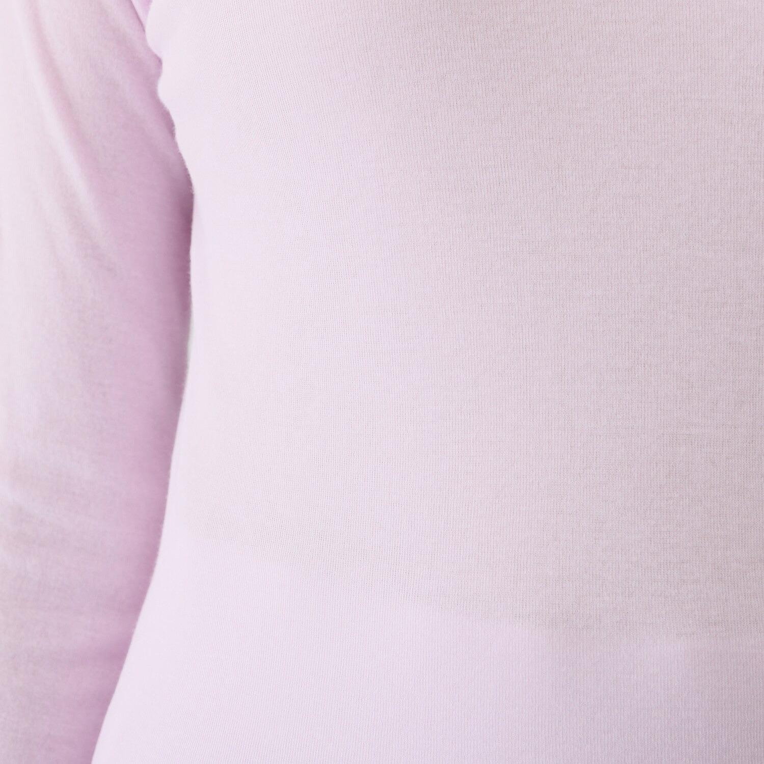 天使の綿シフォン 四六時中着たくなる！ 極上の肌触り！ ボトルネック 二重長袖プルオーバー