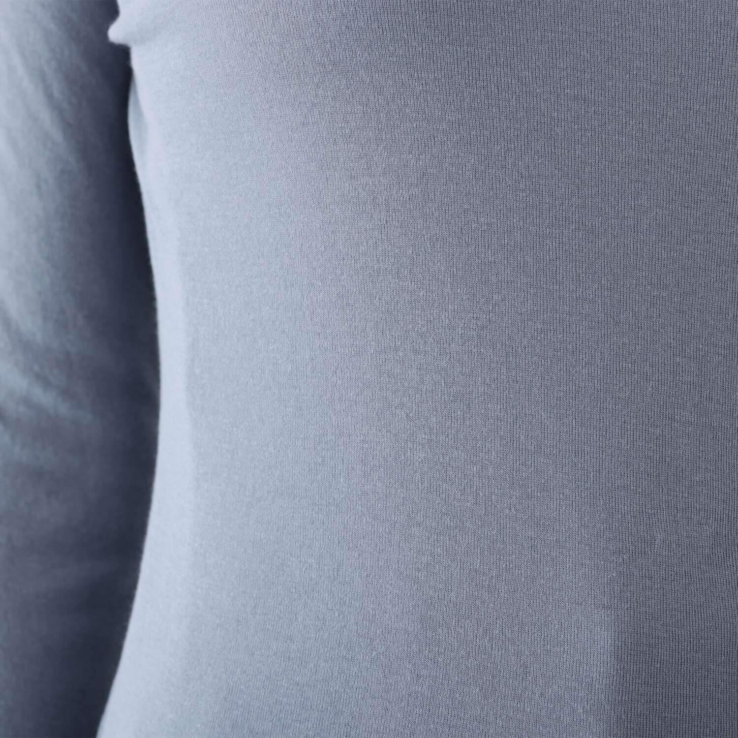 天使の綿シフォン 四六時中着たくなる！ 極上の肌触り！ ボトルネック 二重長袖プルオーバー