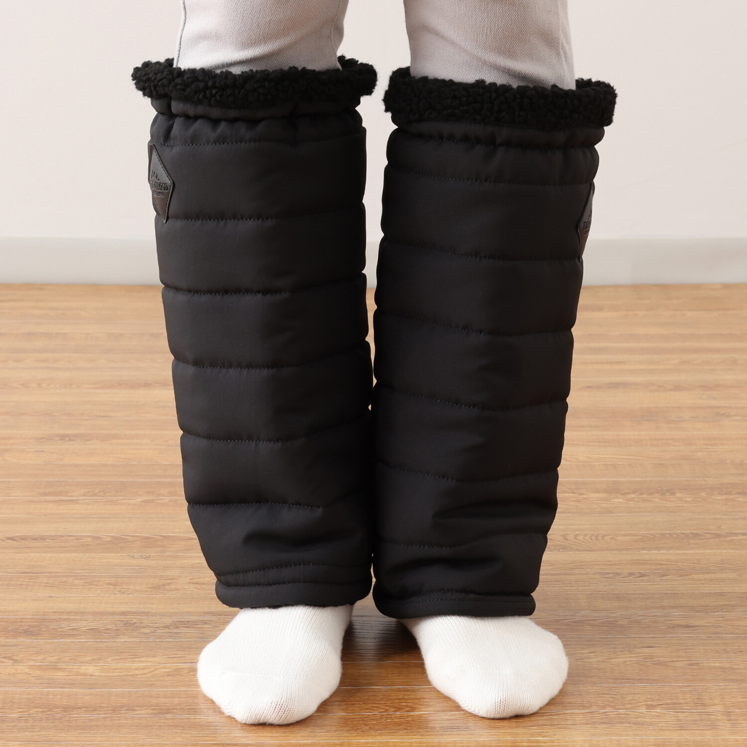 トーキョーキャンプゴー 寒い冬の必需品 洗える　軽量 ボアレッグウォーマー